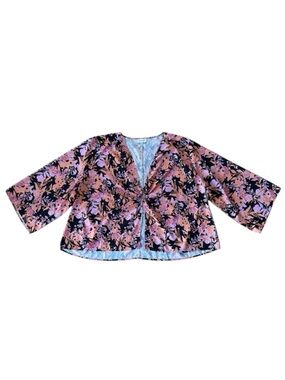 Wray Libra Top Night Garden Print Size 3XL